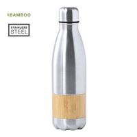 BOTTIGLIA IN ACCIAIO E BAMBOO 750 ml